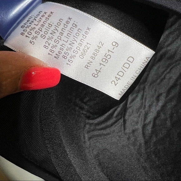 Swimsuits for All Gabifresh Metallic Underwire Bikini Top - Picture 5 of 7